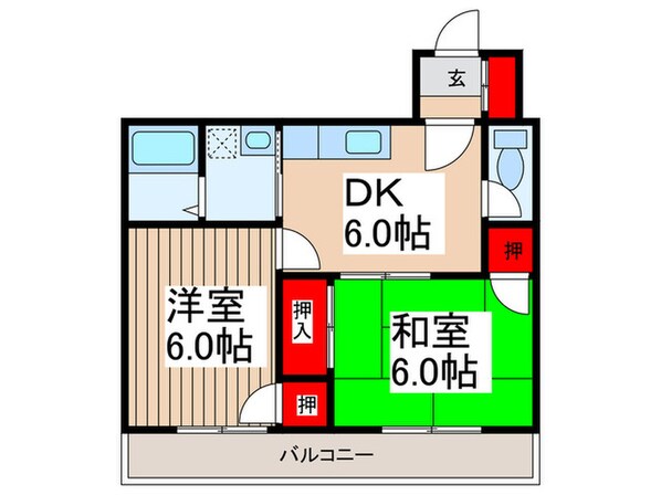 ホワイトロ－ドの物件間取画像